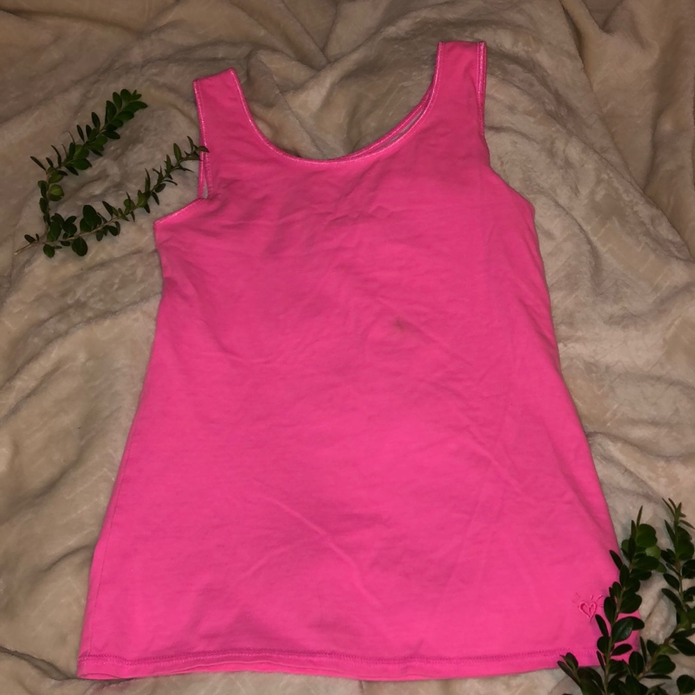 Justice Girls Pink Tank Top